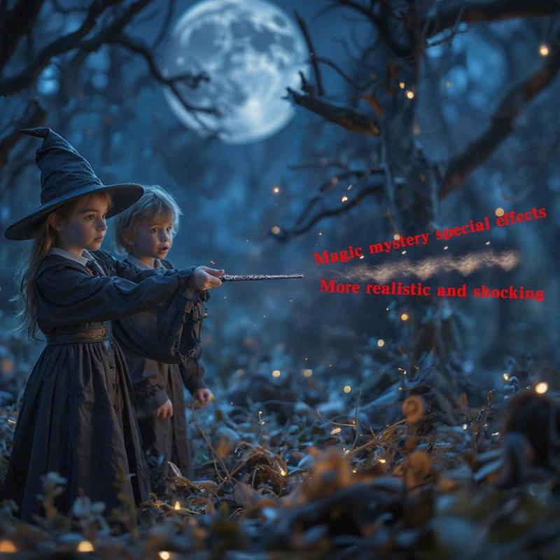 Magic Flame Wand – Real Fire Shooting Wizard Stick for Halloween, Christmas &amp; Party Tricks | Perfect Gift for Magicians, Cosplay &amp; TikTok Viral Videos