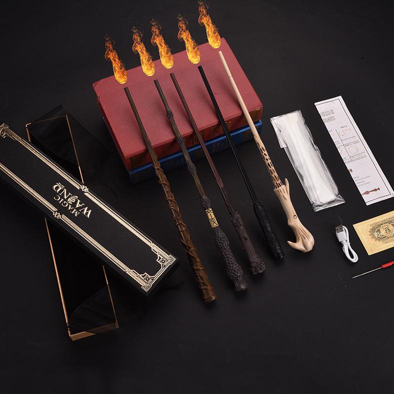 Magic Flame Wand – Real Fire Shooting Wizard Stick for Halloween, Christmas &amp; Party Tricks | Perfect Gift for Magicians, Cosplay &amp; TikTok Viral Videos